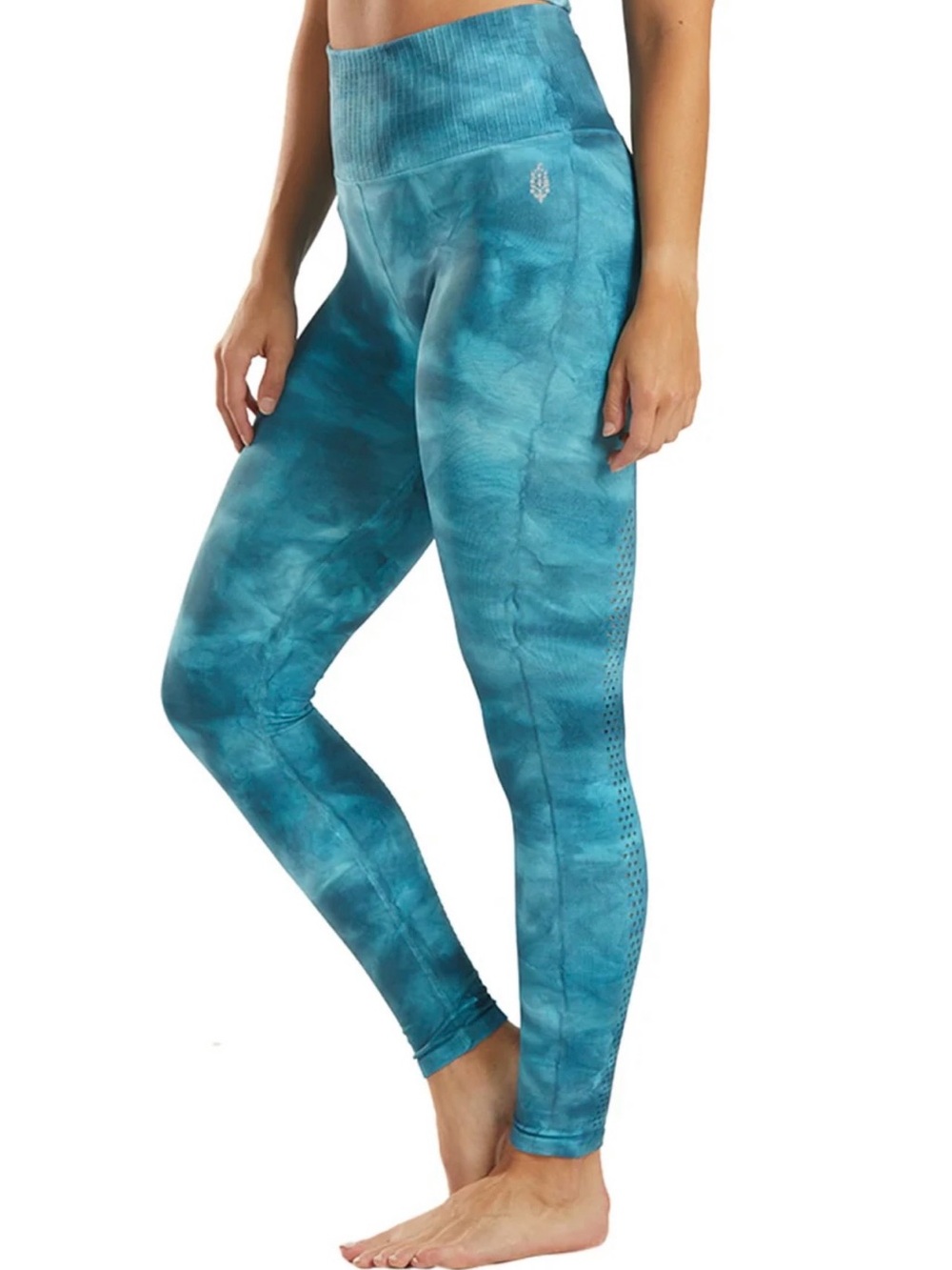 FP Movement Good Karma Tie Dye Leggings~ Blue 🦚